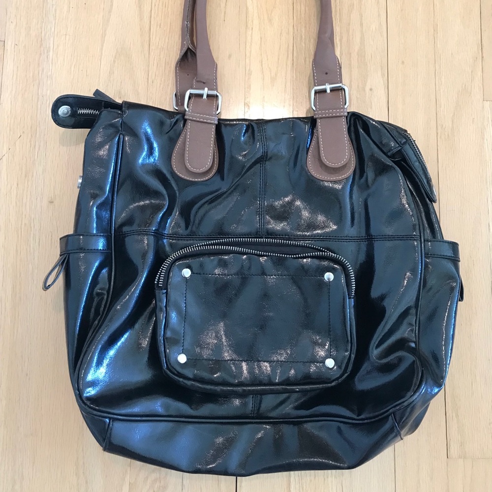 Black and Brown Tote